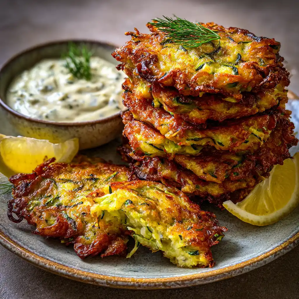 Knusprige Zucchinipuffer – einfach und schnell